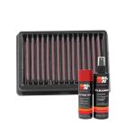 K&N Air Filter BM-1121 + Aerosol Recharge Kit
