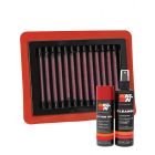 K&N Air Filter BM-1199 + Aerosol Recharge Kit