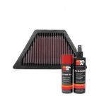 K&N Air Filter BM-1821 + Aerosol Recharge Kit