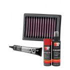 K&N Air Filter BM-6012 + Aerosol Recharge Kit