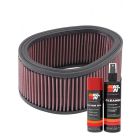 K&N Air Filter BU-9003 + Aerosol Recharge Kit