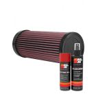 K&N Air Filter CM-9020 + Aerosol Recharge Kit