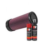K&N Air Filter CM-9715 + Aerosol Recharge Kit
