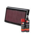 K&N Air Filter CM-9910 + Aerosol Recharge Kit