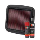 K&N Air Filter DU-1112 + Aerosol Recharge Kit