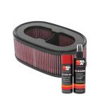 K&N Air Filter E-0636 + Aerosol Recharge Kit