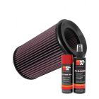 K&N Air Filter E-0645 + Aerosol Recharge Kit