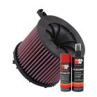 K&N Air Filter E-0648 + Aerosol Recharge Kit