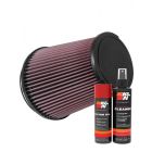 K&N Air Filter E-0649 + Aerosol Recharge Kit