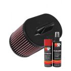 K&N Air Filter E-0651 + Aerosol Recharge Kit