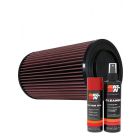K&N Air Filter E-0656 + Aerosol Recharge Kit