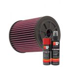 K&N Air Filter E-0664 + Aerosol Recharge Kit