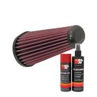 K&N Air Filter E-0666 + Aerosol Recharge Kit