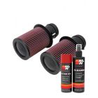 K&N Air Filter E-0669 + Aerosol Recharge Kit