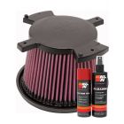 K&N Air Filter E-0781 + Aerosol Recharge Kit