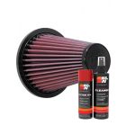 K&N Air Filter E-0940 + Aerosol Recharge Kit