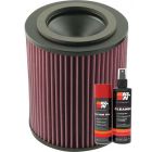 K&N Air Filter E-1023 + Aerosol Recharge Kit
