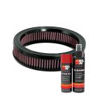 K&N Air Filter E-1080 + Aerosol Recharge Kit