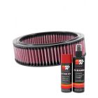 K&N Air Filter E-1100 + Aerosol Recharge Kit