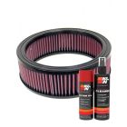 K&N Air Filter E-1120 + Aerosol Recharge Kit