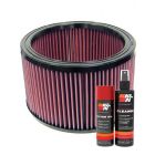 K&N Air Filter E-1170 + Aerosol Recharge Kit