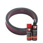 K&N Air Filter E-1210 + Aerosol Recharge Kit