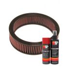 K&N Air Filter E-1230 + Aerosol Recharge Kit