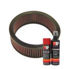 K&N Air Filter E-1250 + Aerosol Recharge Kit