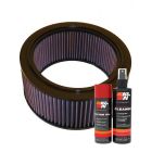 K&N Air Filter E-1460 + Aerosol Recharge Kit