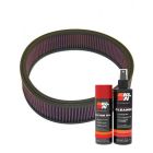 K&N Air Filter E-1530 + Aerosol Recharge Kit