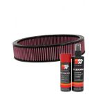 K&N Air Filter E-1650 + Aerosol Recharge Kit