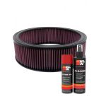K&N Air Filter E-1690 + Aerosol Recharge Kit