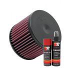 K&N Air Filter E-1996 + Aerosol Recharge Kit