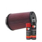 K&N Air Filter E-1997 + Aerosol Recharge Kit