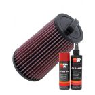 K&N Air Filter E-2011 + Aerosol Recharge Kit
