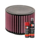 K&N Air Filter E-2296 + Aerosol Recharge Kit