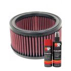 K&N Air Filter E-2410 + Aerosol Recharge Kit