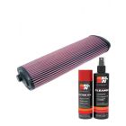 K&N Air Filter E-2657 + Aerosol Recharge Kit