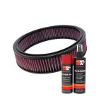 K&N Air Filter E-2872 + Aerosol Recharge Kit