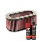 K&N Air Filter E-2890 + Aerosol Recharge Kit