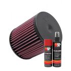 K&N Air Filter E-2999 + Aerosol Recharge Kit