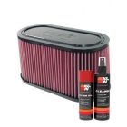 K&N Air Filter E-3033 + Aerosol Recharge Kit