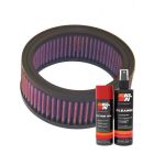 K&N Air Filter E-3260 + Aerosol Recharge Kit