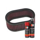 K&N Air Filter E-3325 + Aerosol Recharge Kit