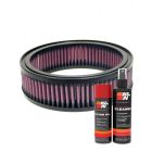 K&N Air Filter E-3336 + Aerosol Recharge Kit