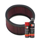 K&N Air Filter E-3340 + Aerosol Recharge Kit