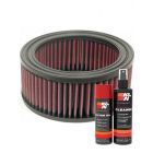 K&N Air Filter E-3380 + Aerosol Recharge Kit