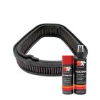 K&N Air Filter E-3495 + Aerosol Recharge Kit