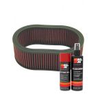 K&N Air Filter E-3504 + Aerosol Recharge Kit
