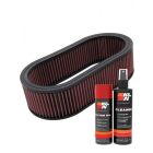 K&N Air Filter E-3514 + Aerosol Recharge Kit